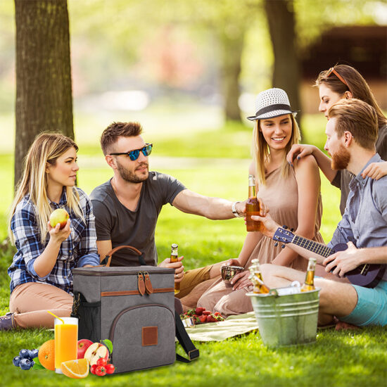 Custom portable insulated lunch bag