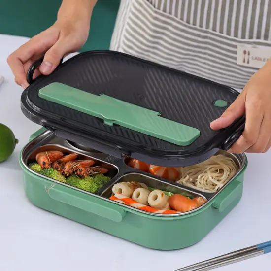 Custom wholesale dishwasher-safe kids bento lunch box