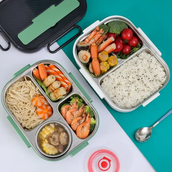 Custom wholesale dishwasher-safe kids bento lunch box