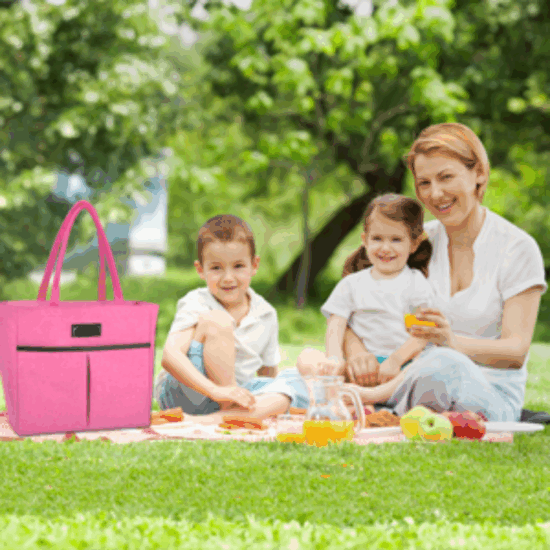 Kids and adults insulated cooler lunch bag