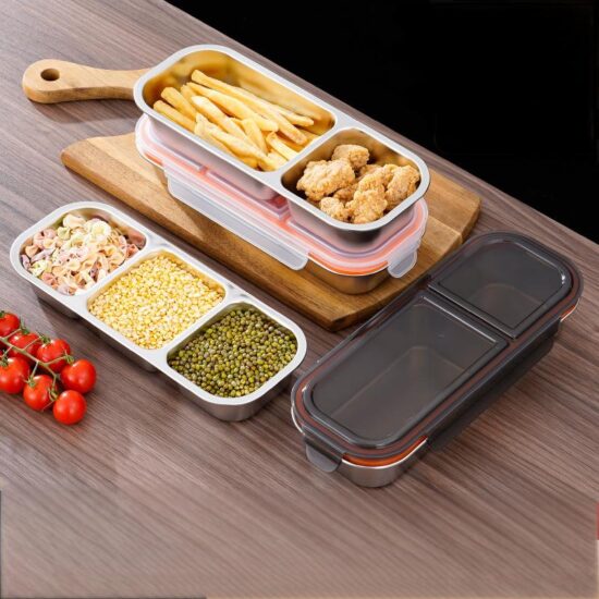 Custom wholesale compartment plastic lunch box
