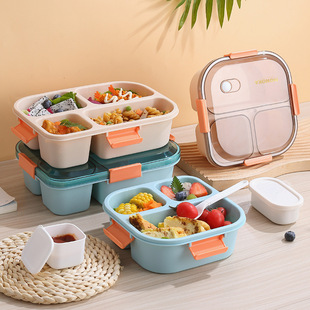 Custom wholesale multi-compartment microwave lunch box