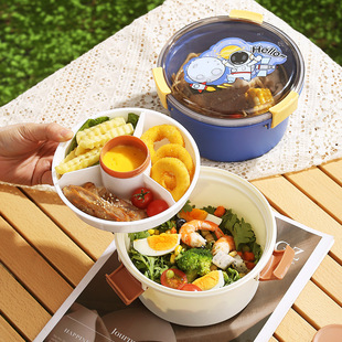 Custom wholesale multi-compartment microwave lunch box