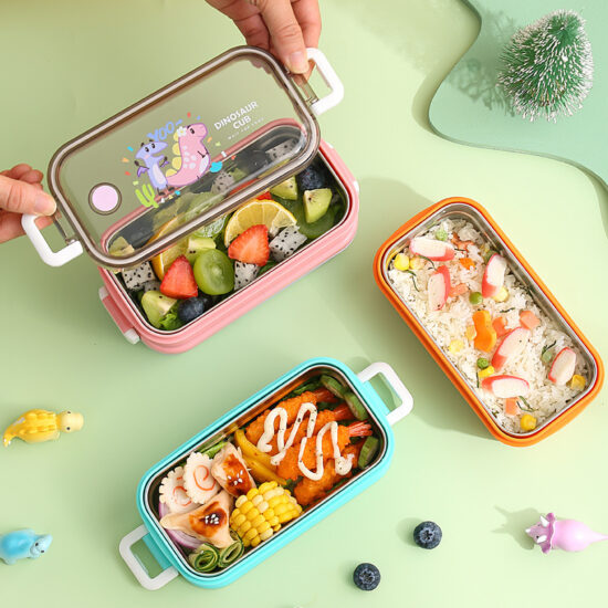 Custom wholesale 3-compartment Nordic bento lunch box