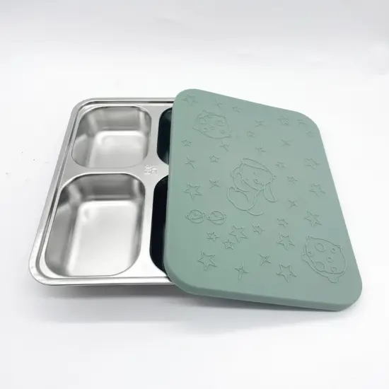 Custom wholesale stainless steel kids lunch container