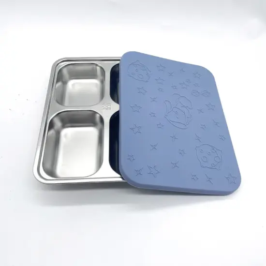 Custom wholesale stainless steel kids lunch container