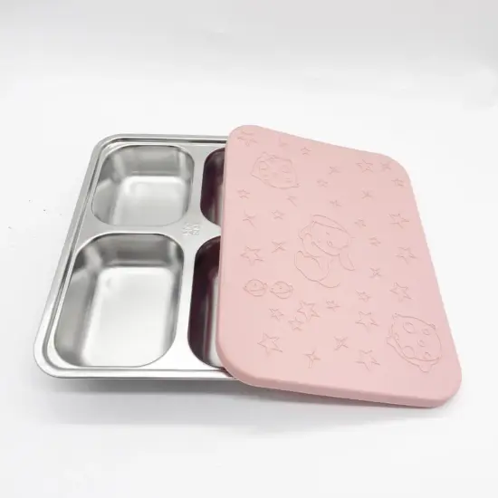 Custom wholesale stainless steel kids lunch container