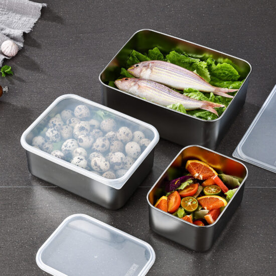 Custom stainless steel double-layer thermal lunch box wholesale