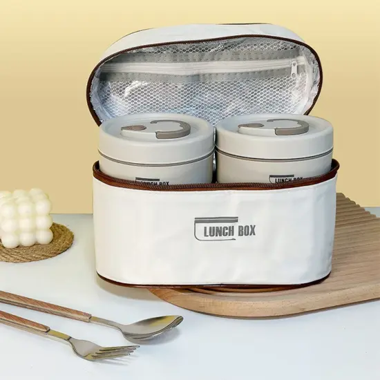 Custom wholesale leakproof bento box with cutlery