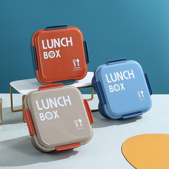Custom microwave-safe portable bento food container wholesale