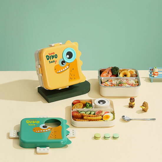 Custom microwave-safe portable bento food container wholesale