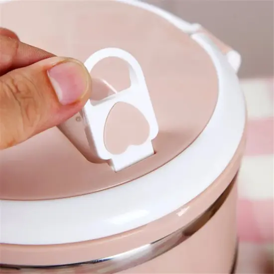 Custom stainless steel lunch box with handle wholesale