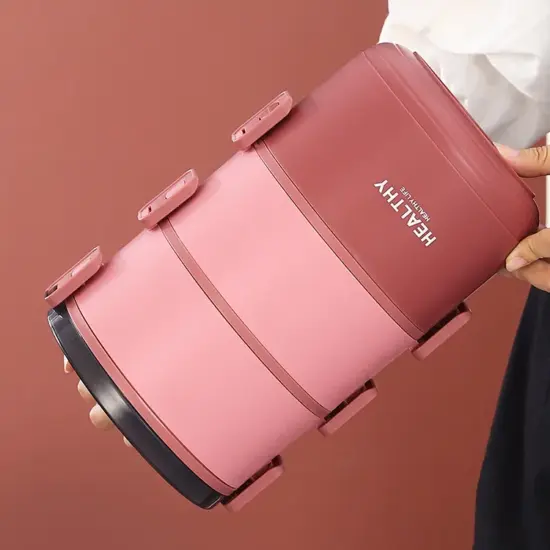 Custom stainless steel lunch box with handle wholesale