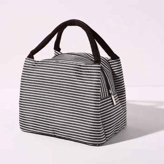 Custom cat print adult lunch tote