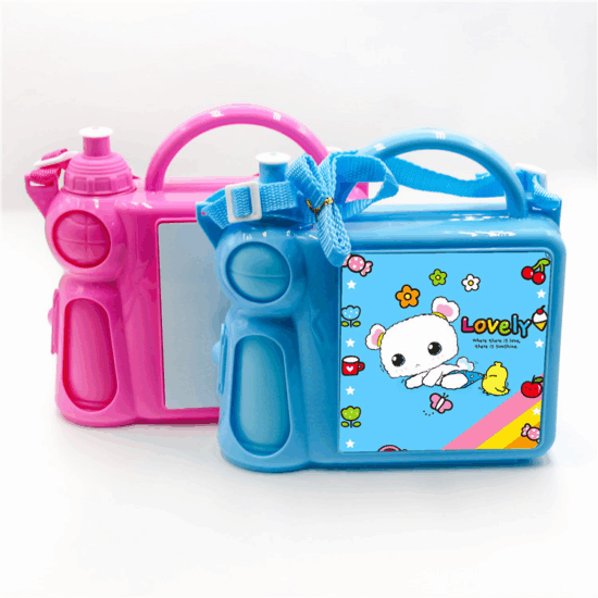 Custom wholesale adult lunch box set with fork