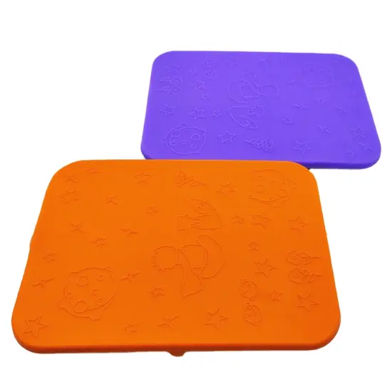 Custom kids lunch box with silicone lid wholesale