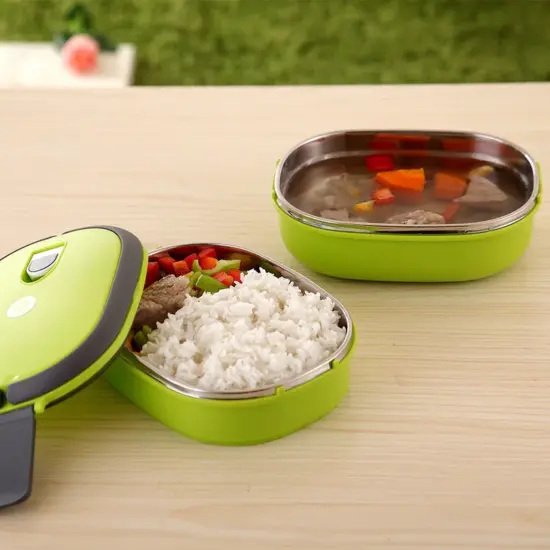 Custom kids lunch box with silicone lid wholesale