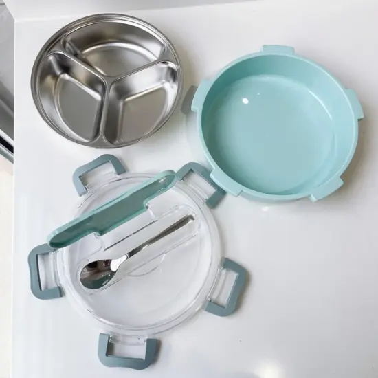 Custom logo school lunch container wholesale