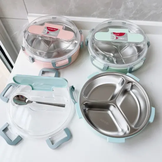 Custom logo school lunch container wholesale