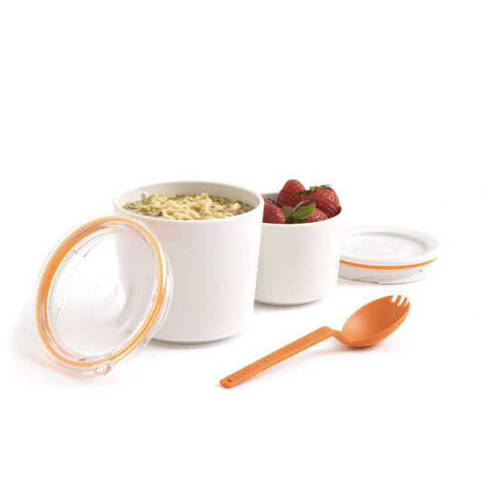 Custom wholesale plastic lunch box with bottle