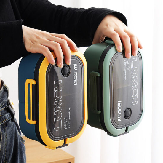 Custom wholesale leakproof all-in-one lunch box