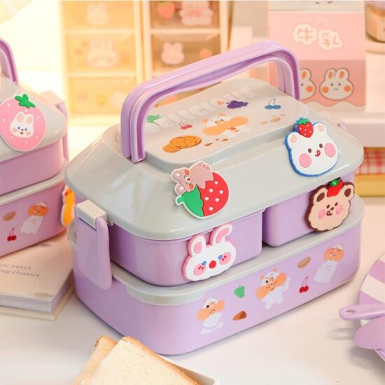 Custom wholesale leakproof all-in-one lunch box