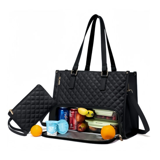 Women’s insulated cooler tote bag