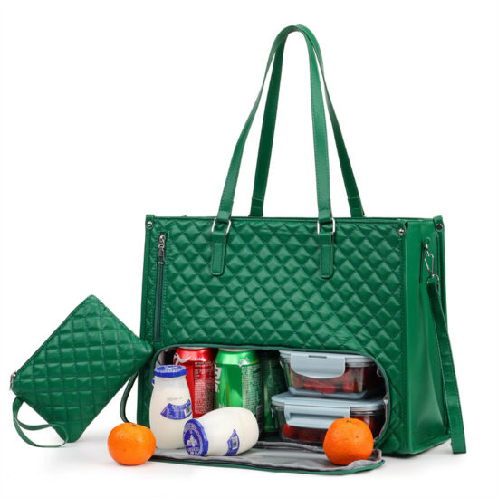 Leakproof insulated cooler tote