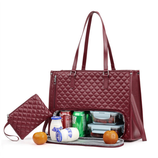 Leakproof insulated cooler tote