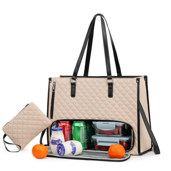 Leakproof insulated cooler tote
