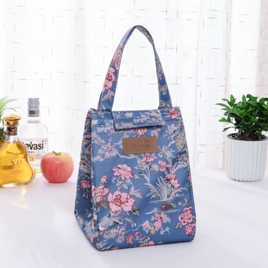 Custom fashionable office insulated lunch tote
