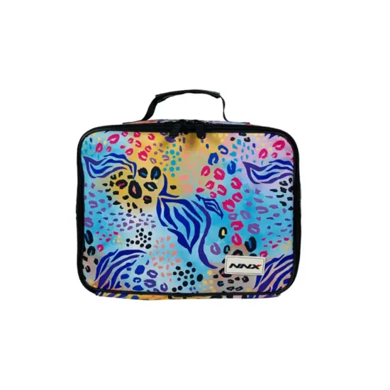 Unisex insulated travel beach lunch tote bag with zipper