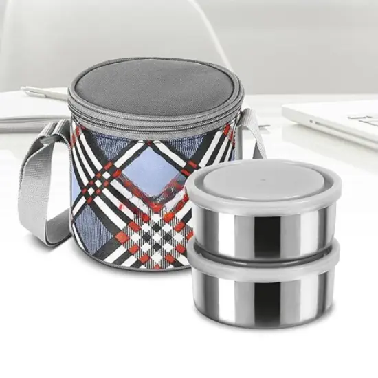 Custom wholesale 2-compartment adult lunch box